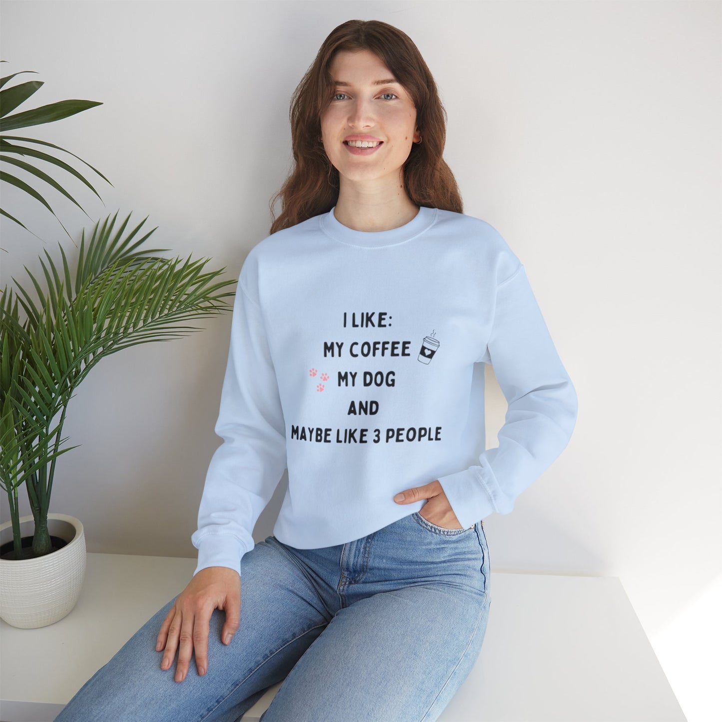 I Like My Coffee & My Dog Sweatshirt