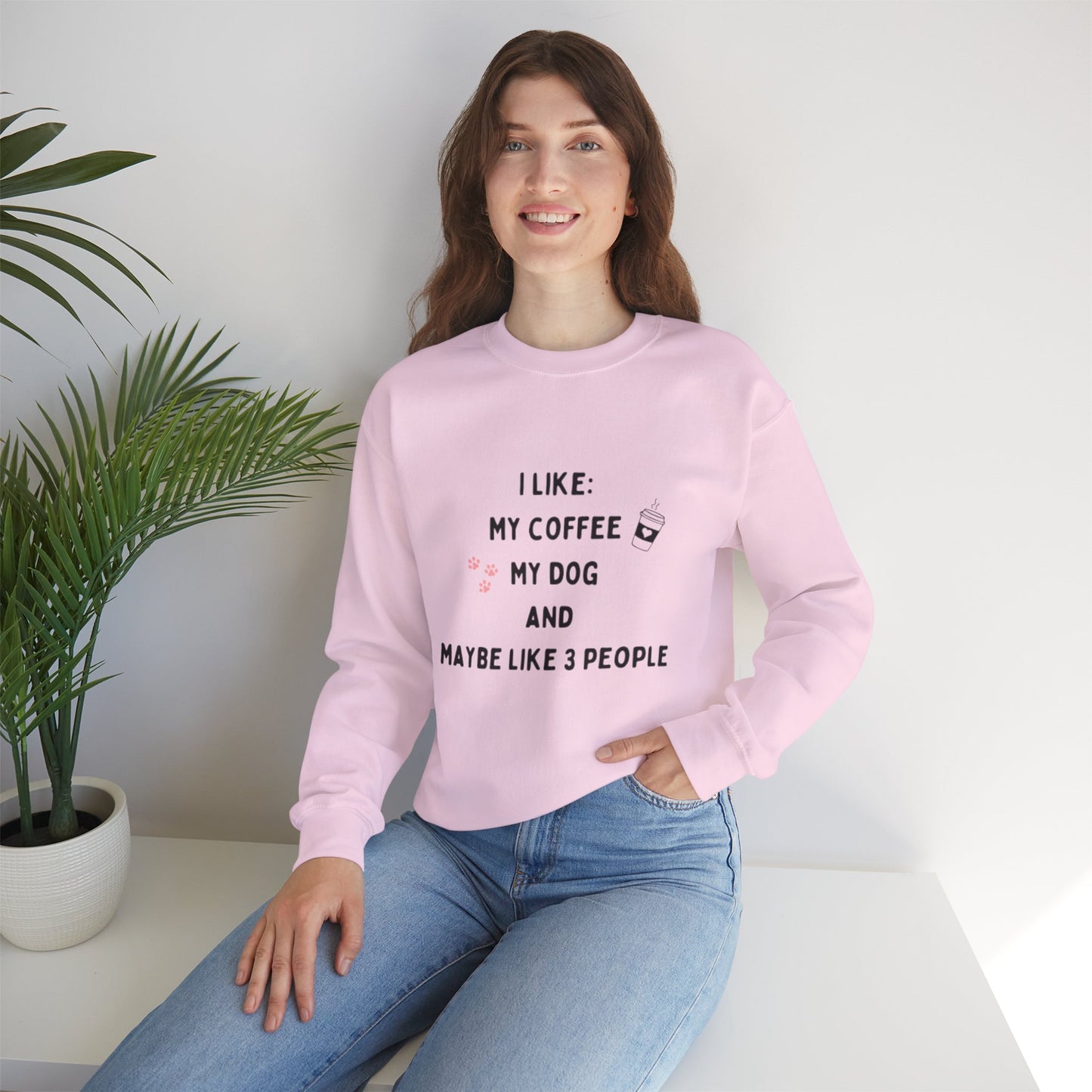 I Like My Coffee & My Dog Sweatshirt