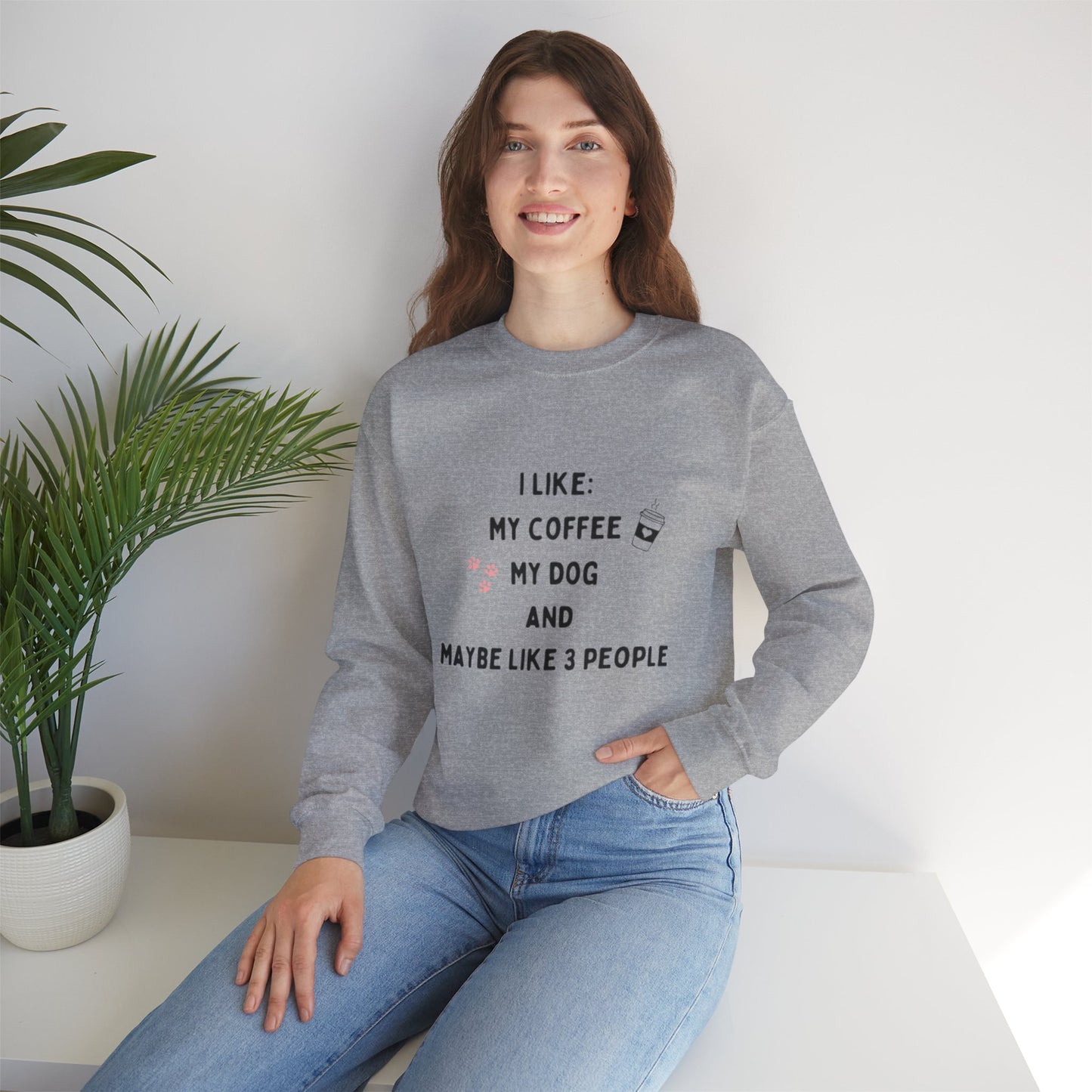 I Like My Coffee & My Dog Sweatshirt