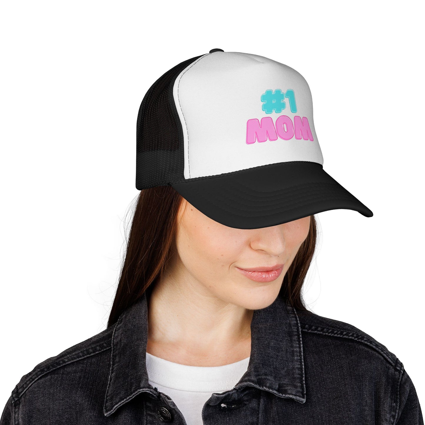 #1 Mom Trucker Cap