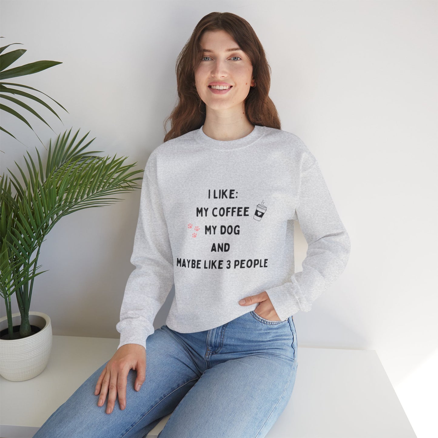I Like My Coffee & My Dog Sweatshirt