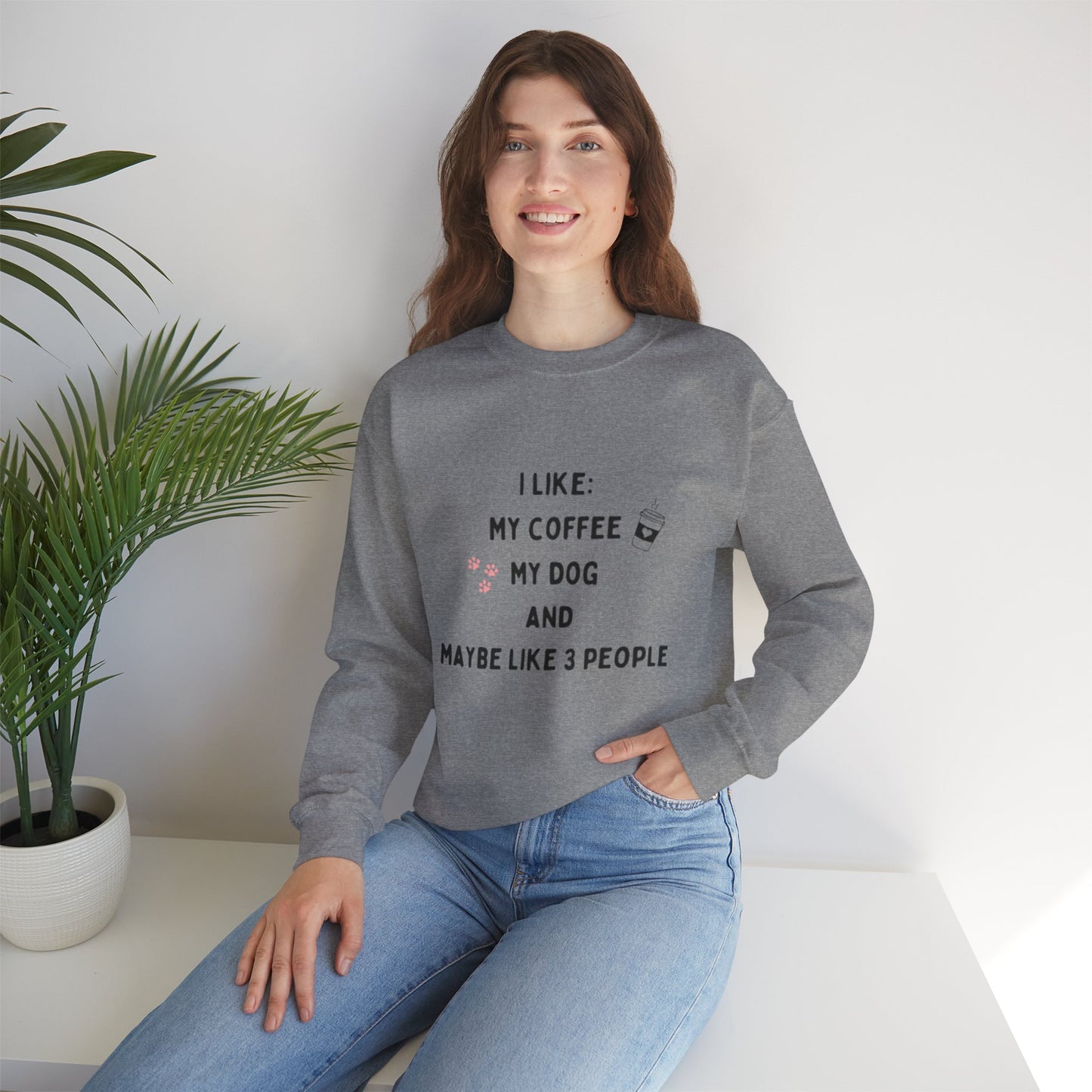 I Like My Coffee & My Dog Sweatshirt